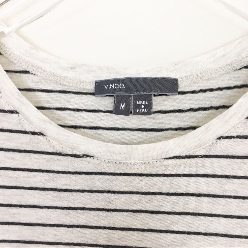 Vince Classic Soft Striped Tee - Picture 3 of 6